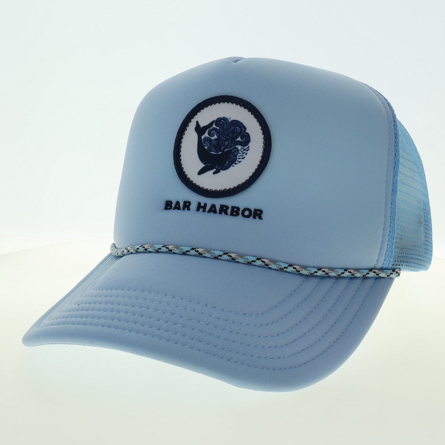 Blue Bar Harbor Whale Hat